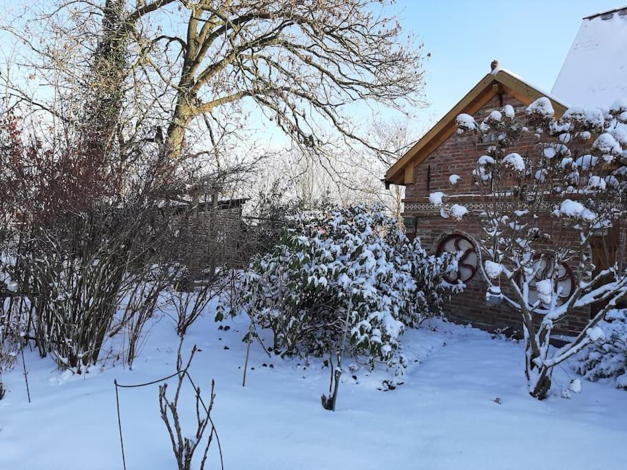 Ferienhaus Rosengarten Loxstedt Buitenkant foto