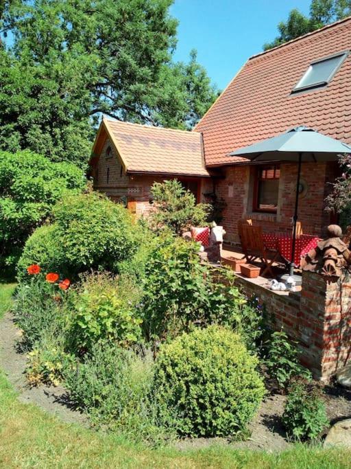 Ferienhaus Rosengarten Loxstedt Buitenkant foto