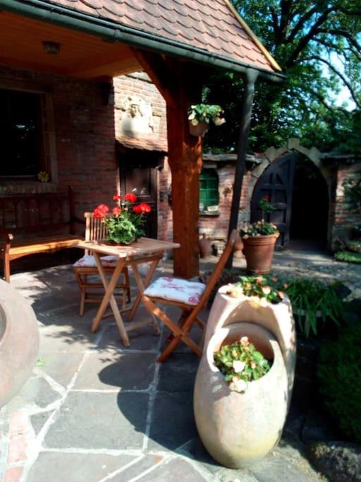 Ferienhaus Rosengarten Loxstedt Buitenkant foto