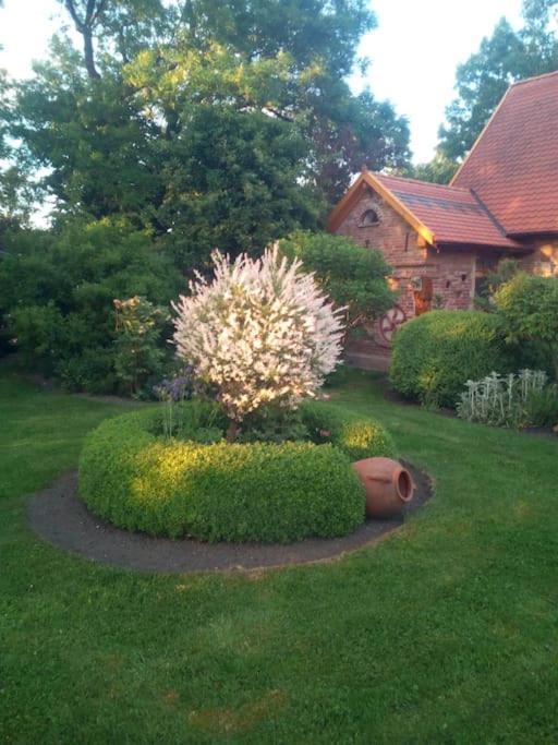 Ferienhaus Rosengarten Loxstedt Buitenkant foto